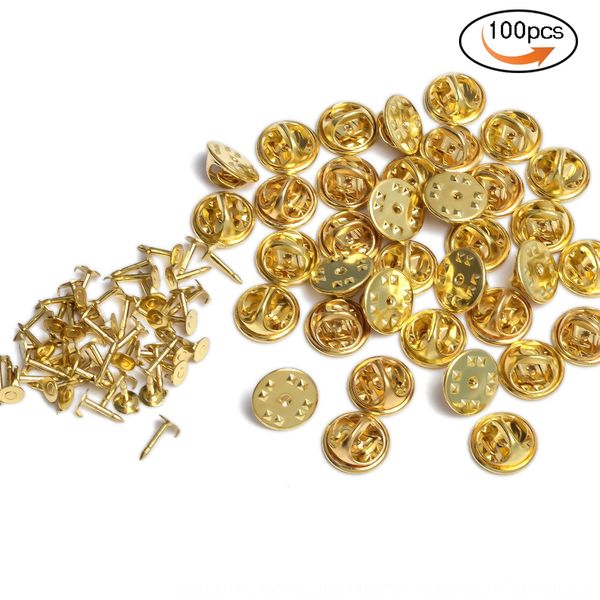 

buckle bayonet \\accessories accessories brass butterfly cap 11.5mm pickling golden butterfly cap, Silver