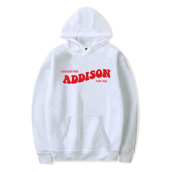 

addison rae толстовка женщина addison для вас pouty face прохладного толстовка man hoodie hip hop streetwear мода пальто и пиджаки женщины, Black