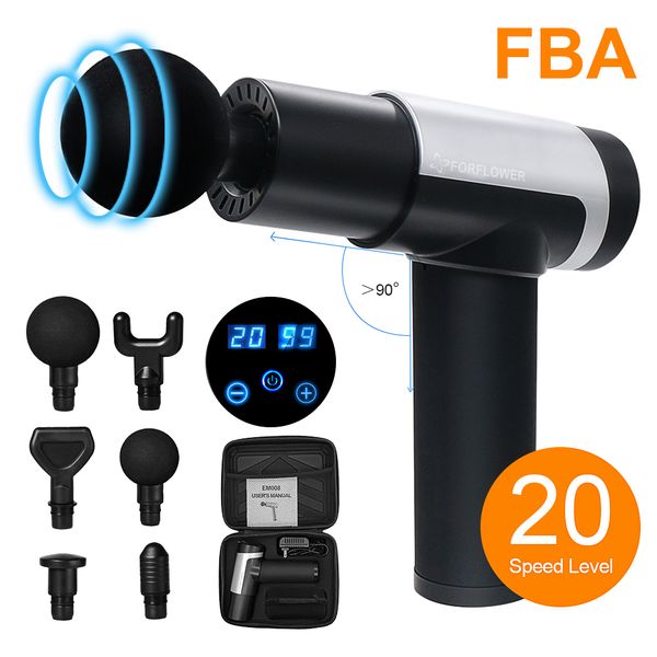 

us stock]muscle massage gun for athletes percussion massager deep tissue massager gun massagers for pain relief handheld muscle massager