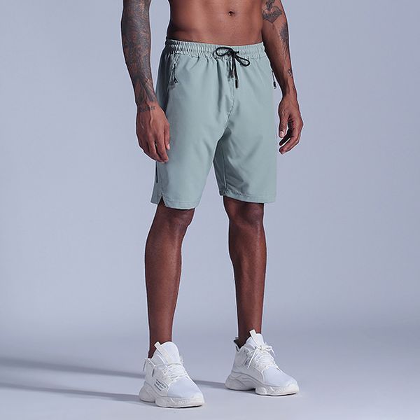 

new simple sports shorts men's fashion outdoor leisure sports running fitness training quick drying shorts, Black;blue