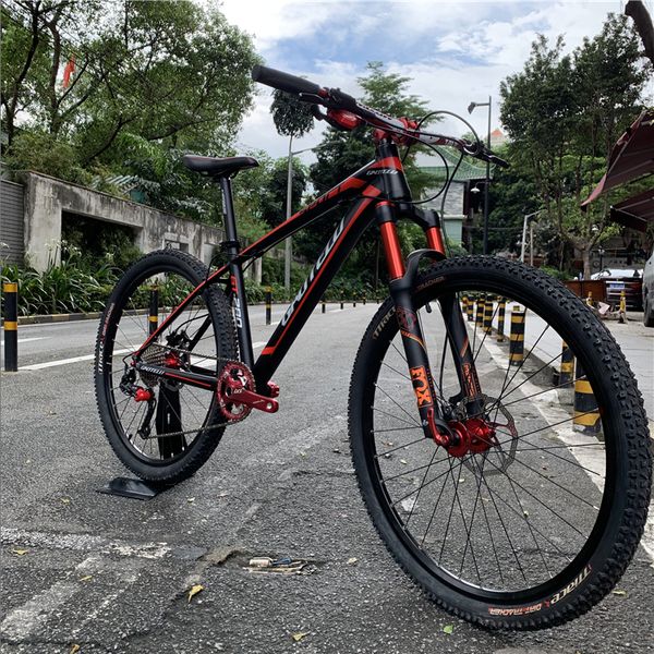 

27.5 oil disc brake mountain bike air fork aluminum alloy mountain bike racing