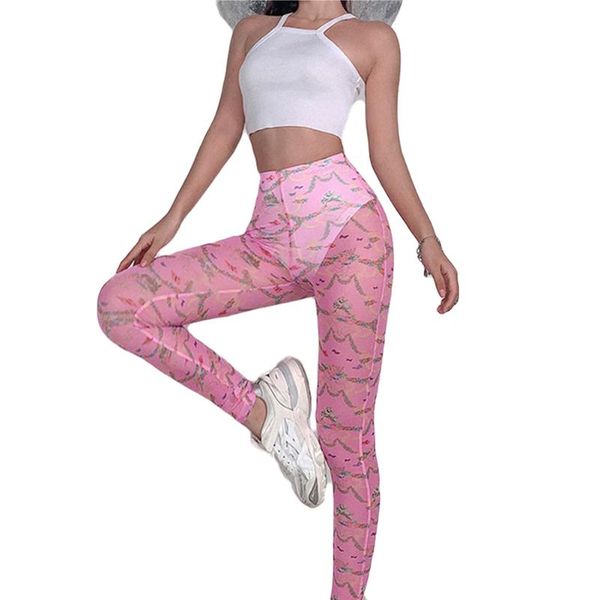 

women's pants & capris women print high waist summer casual style fitness clothes skinny track, Black;white