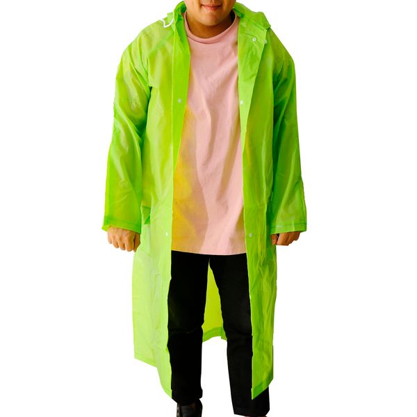 

eva raincoat waterproof emergency rain ponchos hooded rain coat for travel fishing hiking daily use