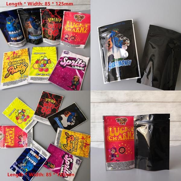 

new size 85x125cm balla monsta cookies bags lucky charmz mylar bag sherbmoney dirty sprite leemix smell proof packaging bag gsybags tasei