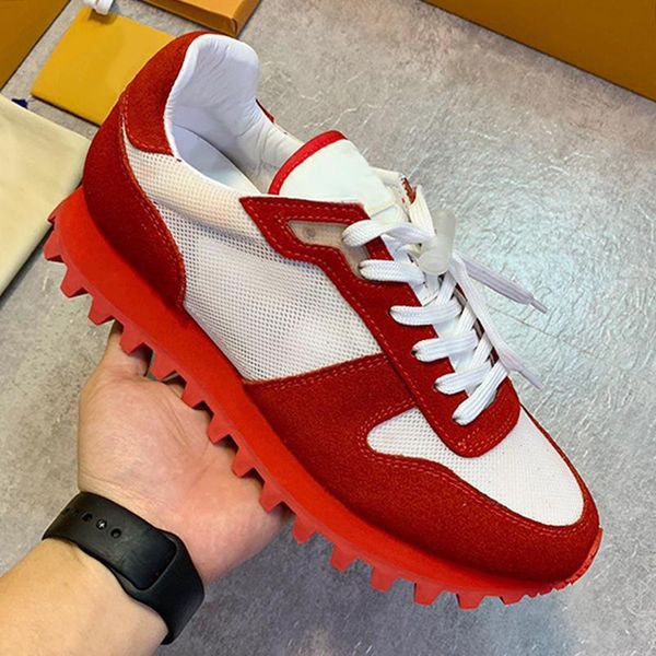 

runner sneaker mens shoes fashion classic chunky sneakers breathable footwears plus size vintage lace-up casual men shoes, Black