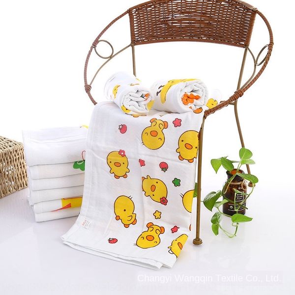 

double-layer gauze bath bath towel newborn cotton honeycomb gauze quilt soft absorbent infant towel quilt
