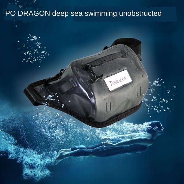 

new podragon double zipper airtight phone running snorkeling swimming surfing full waterproof waist bag running bag mobile phone