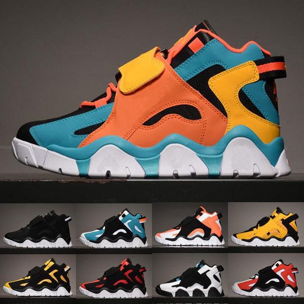 

new barrage mid qs scottie pippen kids mens basketball shoes women classic black white hyper grape purple raptors sports sneakers