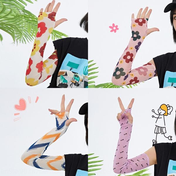 

new cycling bicycle outdoor sunscreen mesh cool breathable ice sleeve korean style elegant wind ins ice sleeve