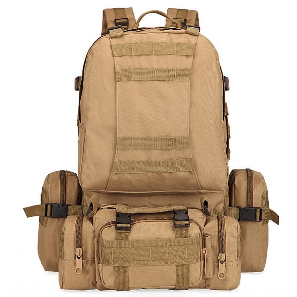 

rspsg 60l multi-functional combination backpackfans tactical backpack with 3p backpackrunning bag outdoor large capacity camouflage 60l mult