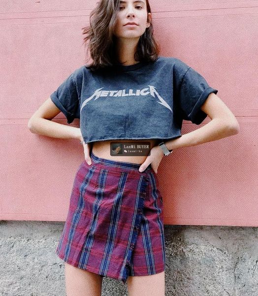 

ins 2019 spring and summer new ins european and american street style letter printing washed old navel short loose t-shirt female sale, White