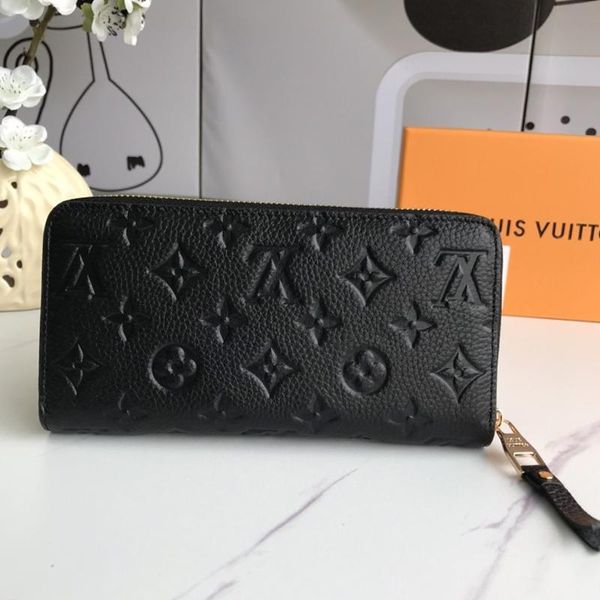 

luxury womens wallet purses money coin pocket lady zipper leather wallets designer card holder women purse handbag portefeuille sale