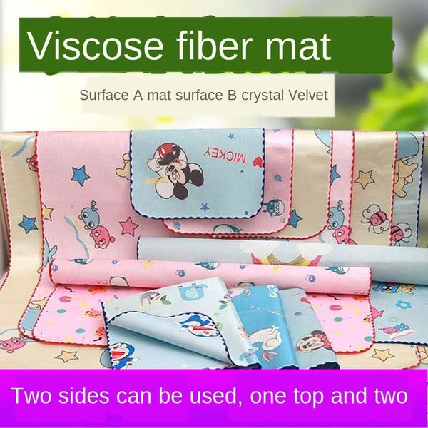 

детских шелка лед коврик наматрасник младенец лето двухстороннего кристал бархат подгузник колодка водонепроницаемых пеленки матрас