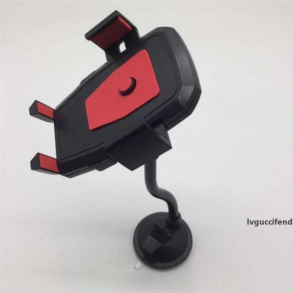 

qichen universal 360 degrees rotation long arm car windshield holder mount bracket stand for cell phones with retail package