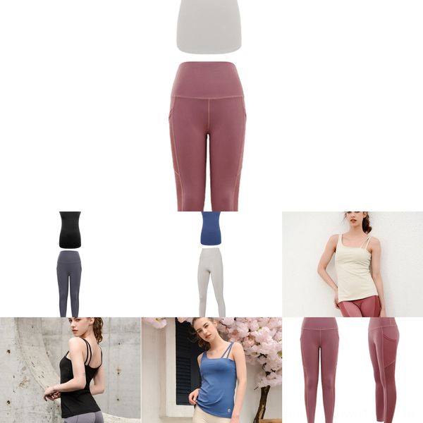 

2019 yoga suit women's off-shoulder professional sports 2019 yoga shorts suit slim fit fitness clothes running fitness clothes, White;red