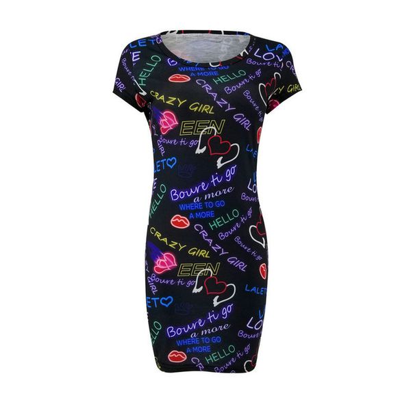 

women summer dress summer o neck print holiday party dress bodycon dresses woman party night mini beach dresses vestidos verano, Black;gray