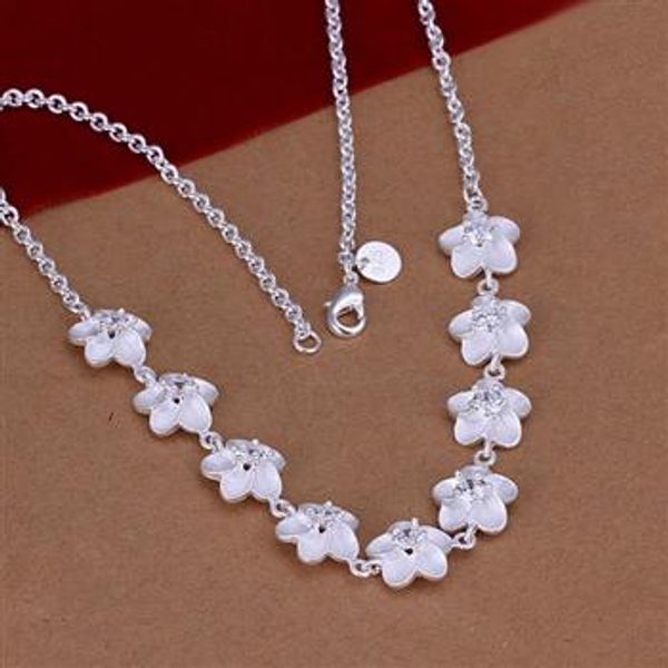 

wholesale - retail christmas gift, new 925 silver fashion necklace un149