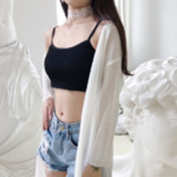 

короткая модальная маленькие женщины камзол против воздействия пригонки лета внутренней обертки груди девушка специальных базового жилетом р, Camo