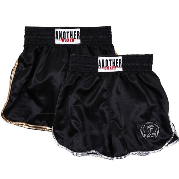 

mens kickboxing muay thai shorts kids boys kick boxing training fight grappling trunks children fitness gym sportswear, Blue