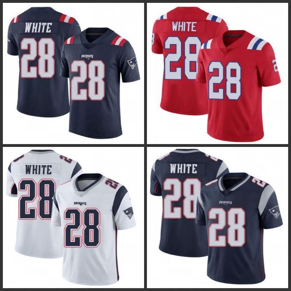 

new england patriots men #28 james white navy blue team color men's women youth stitched nfl vapor untouchable limited jersey