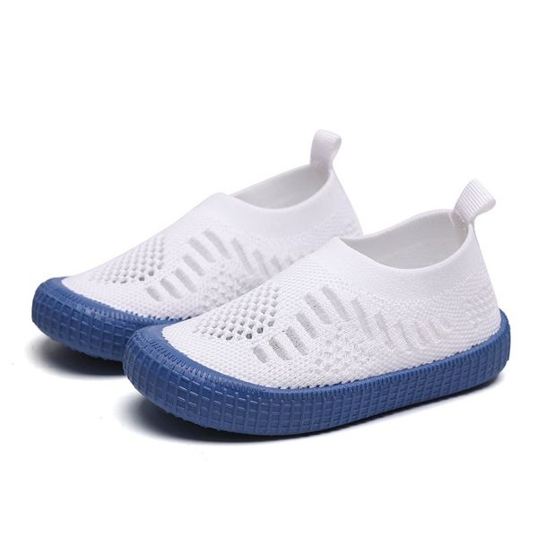

soft fashion breathable stretch fabric white shoes cut-outs new children canvas shoes for girls baby boys flat sport, Black