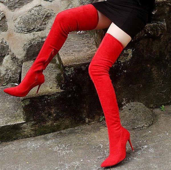 

winter shoe for woman boot women shoes female 2020 over the knee boots bottines thin heel women shoes short boot chaussure femme, Black