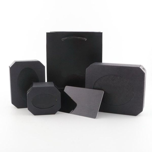 

style jewelry sets b letter necklace bracelet earrings ring sets box dust bag gift bag (match the store items sales,not sold individual) no1, Black;white