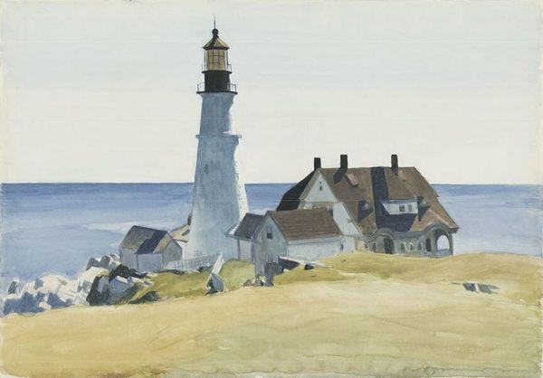 

маяк и здания portland head 1927 edward hopper home decor картина маслом на холсте wall art холст картинки 200802