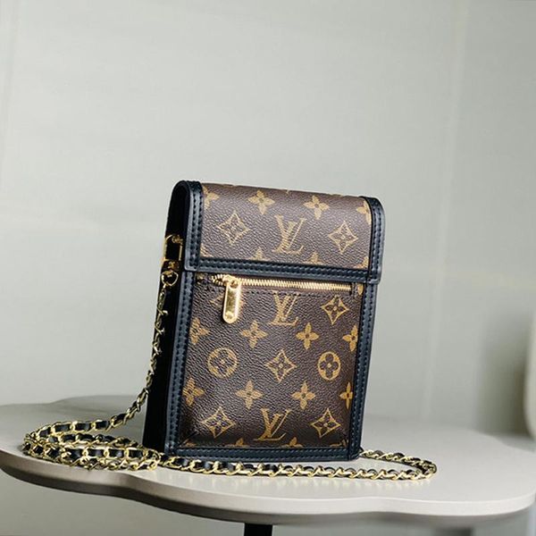 

luxury designer womens shoulder bags purses sac bandoulière lady classic mini leather phone money shoulder crossbody bag