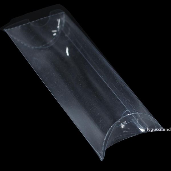 

50pcs/lot wedding party gift candy packaging transparent pillow box birthday favor chocolate diy craft storage clear boxes