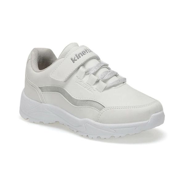 

flo arten 9pr white female child walking shoes kinetix, Black