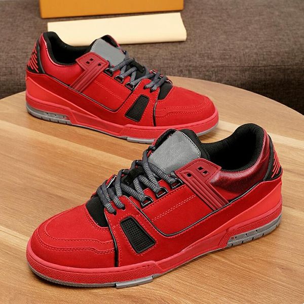 

trainer sneaker men 's shoes with origin box drop ship fashion lightweight footwears comfortable lace -up breathable men, Black