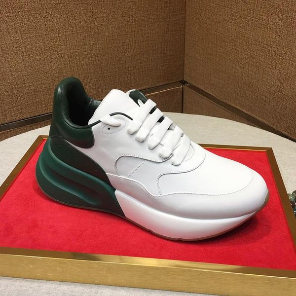 

new arrival oversized runner mens shoes fashion sneakers sports design outdoor walking footwears lace -up breathable men shoes, Black