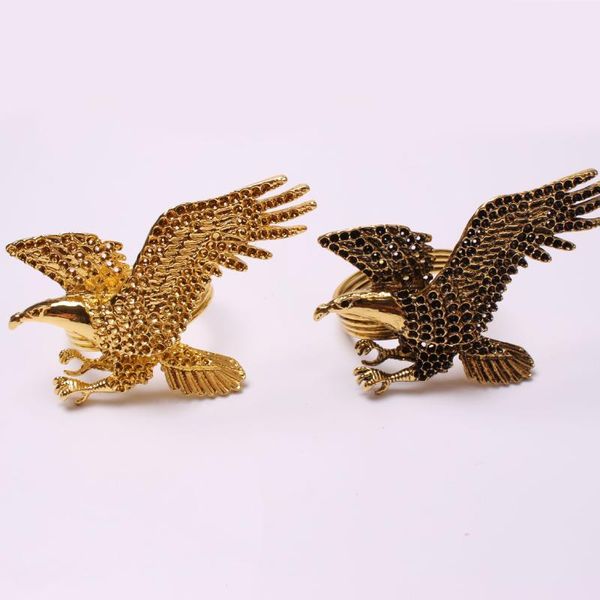 

30pcs metal old golden eagle napkin buckle napkin ring cloth ring