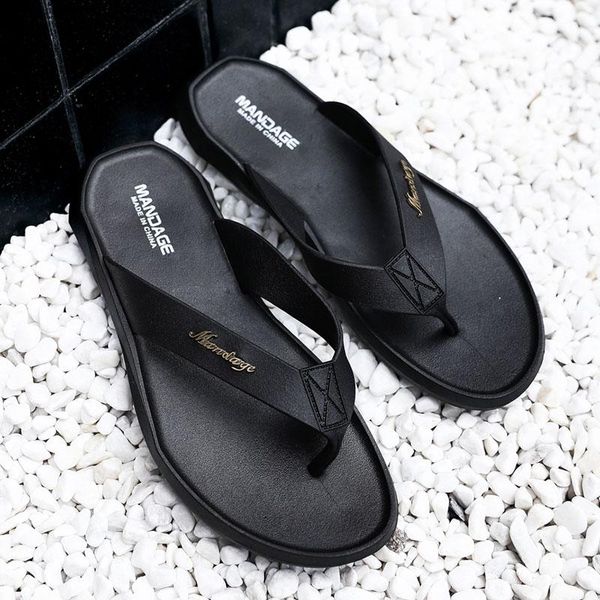

brand design sliders mens summer sandals beach slippers ladies flip flops loafers black khaki blue grey slides chaussures shoes