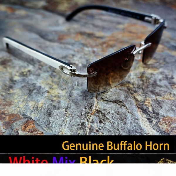 

handmade white black buffalo horn glasses frame pink sunglasses men glasses frames brand designer sun mens 012