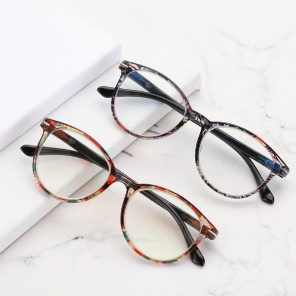 

vintage reading glasses cat eye presbyopia eyeglasses women men round floral frame eyeglasses vision care eyewear +1.0~+3.5, White;black