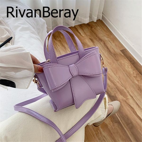 

bow decoration crossbody bags for women small 2020 summer elegant shoulder handbags female candy colors travel cross body bag