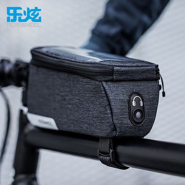 

roswheel lexuan 121460 bicycle riding tube bicycle mobile bag touch screen mobile phone bag with earphone cable