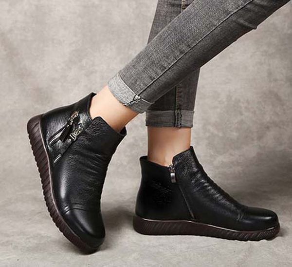 

new designer boots for women fashionable and exquisite womens boots high heels and genuine leather outdoors fashion women boots 10 p128, Black