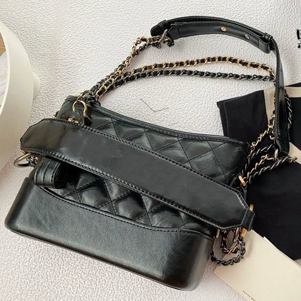 

cross body hobo bags satchel women genunie leather handbags card holder purse classic letter shoulder bags wallet multi pochette quilted bag
