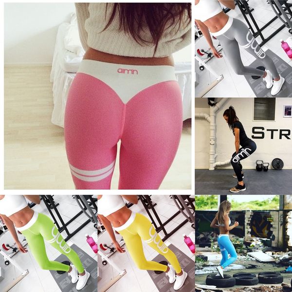 

fashion leggings tight sports yoga sports pants women's printed yoga pants, Black;white