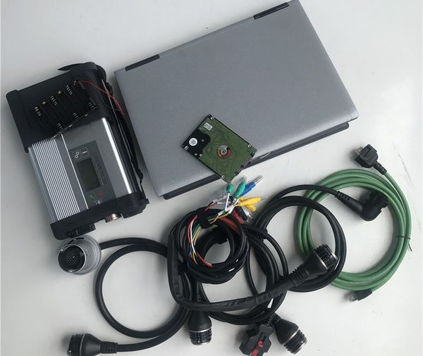 

mb star c5 sd connect scanner with software v2020/06 hdd with lapd630 computer full set diagnostic tool ready to work
