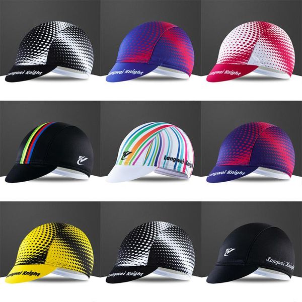 

12 colors cycling cap quick dry cycling bandana for men women bike helmet mens bandana, Black