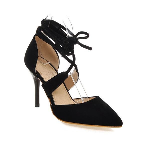 

fine heeled shoes beige high heels 2020 pumps pointed wedge sandals ladies lace-up stiletto black latest closed casual