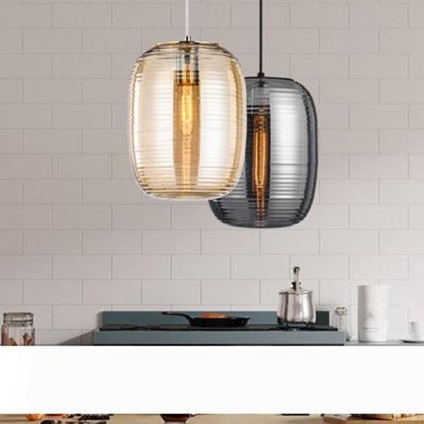 

new industrial glass pendant lamp minimalist modern led pendant lights indoor kitchen dining room bar loft decor lighting fixtures dhl