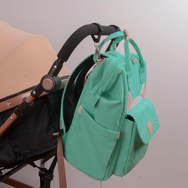 

mummy shoulder bag multi-function large capacity diaper bag travel nappy backpack waterproof roomy baby bags pu leather nursing