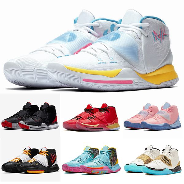 

kyrie 6 neon graffiti bruce lee n 7 basketball shoes sales asia irving men golden mummy concepts khepr mens sport sneakers 40-46i, White;red