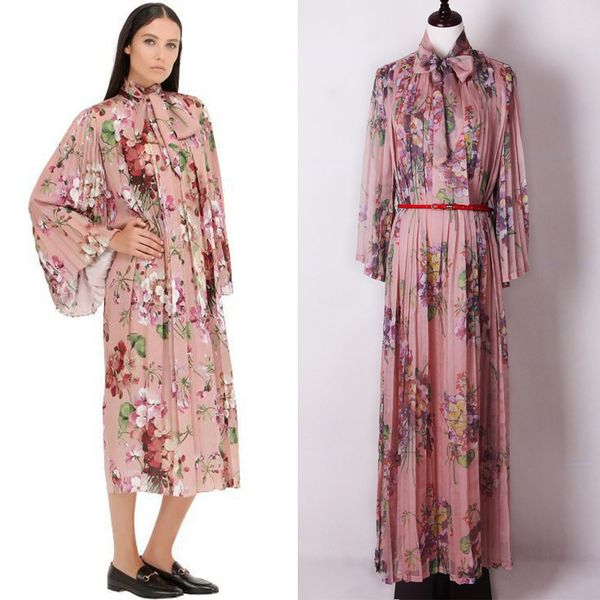 

730 xl 2020 summer flora print panelled long sleeve v neck dimansha, White;black