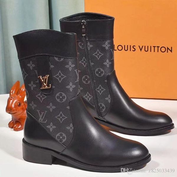 

luxury women boots shoes fashion round toe zipper female booties winter 2020 plus size casual womens shoes chaussures de femme luxury sale